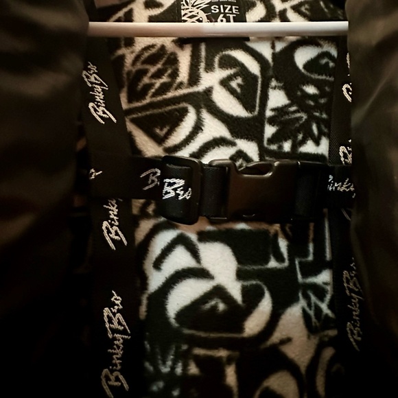 BinkyBro Quiksilver Kids' size 6 Orange One Piece Insulated Snow Suit - Picture 7 of 10